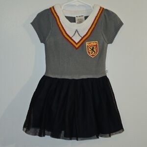 Warner Bros. Gray and Black Gryffindor Kids Dress LOT P